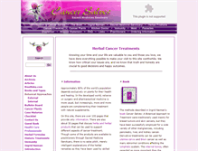 Tablet Screenshot of cancersalves.com